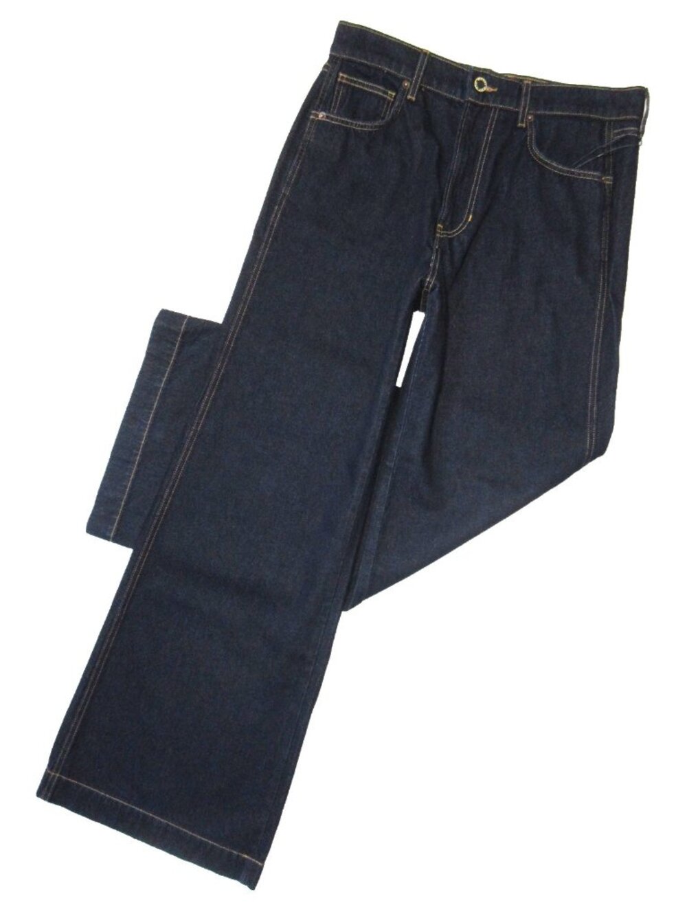 NWT Veronica Beard Kasey in Indigo Rinse Blue Wide-Leg Rigid Jeans 30